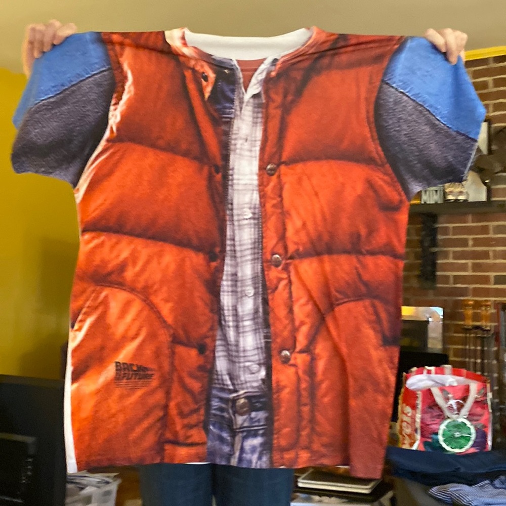 Marty McFly costume tshirt